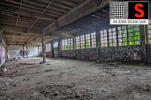 abandoned factory scan ultra 3d model