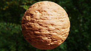 Procedural Desert Rock material 01 3D model
