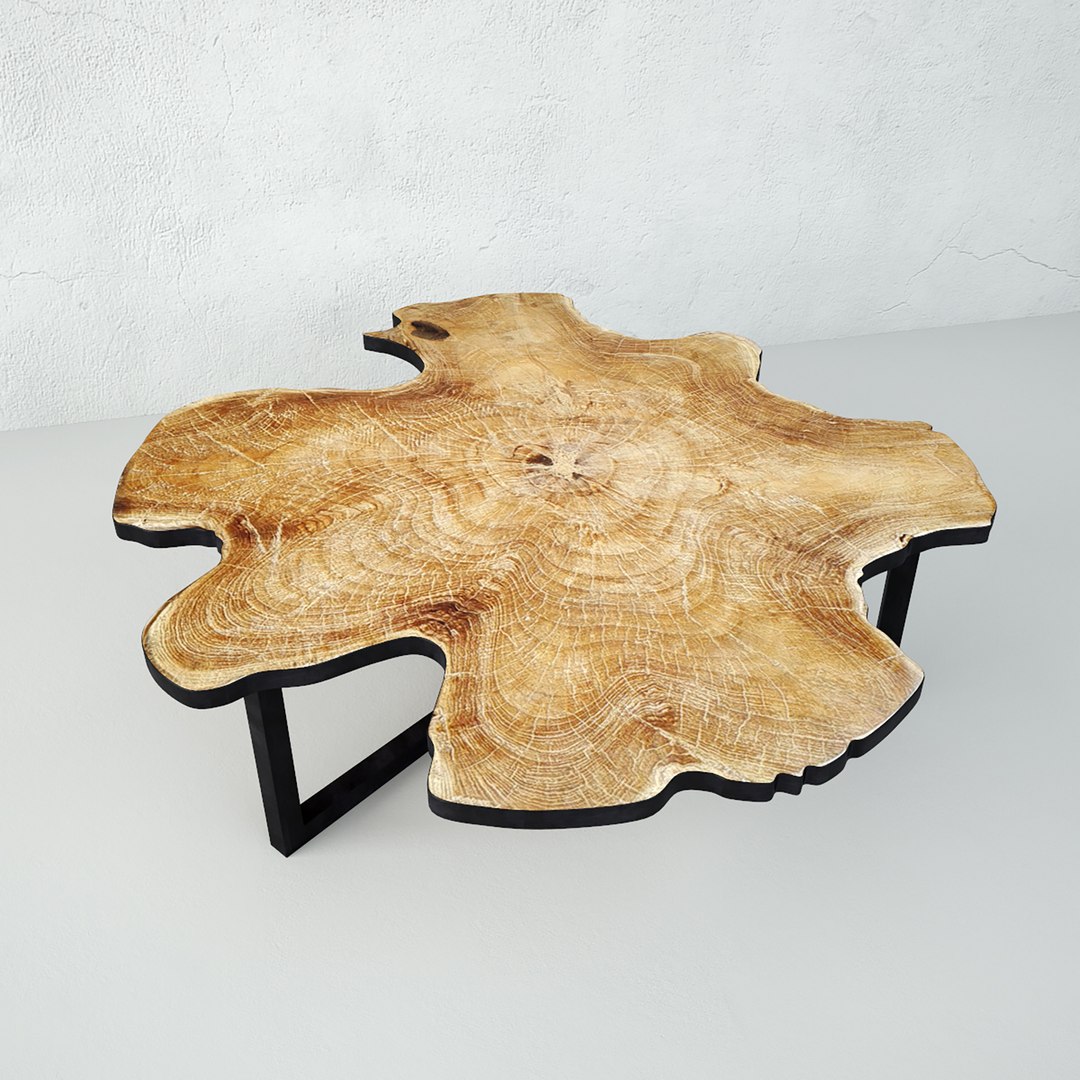 Organic Teak Root Table 1 3D model - TurboSquid 2119830
