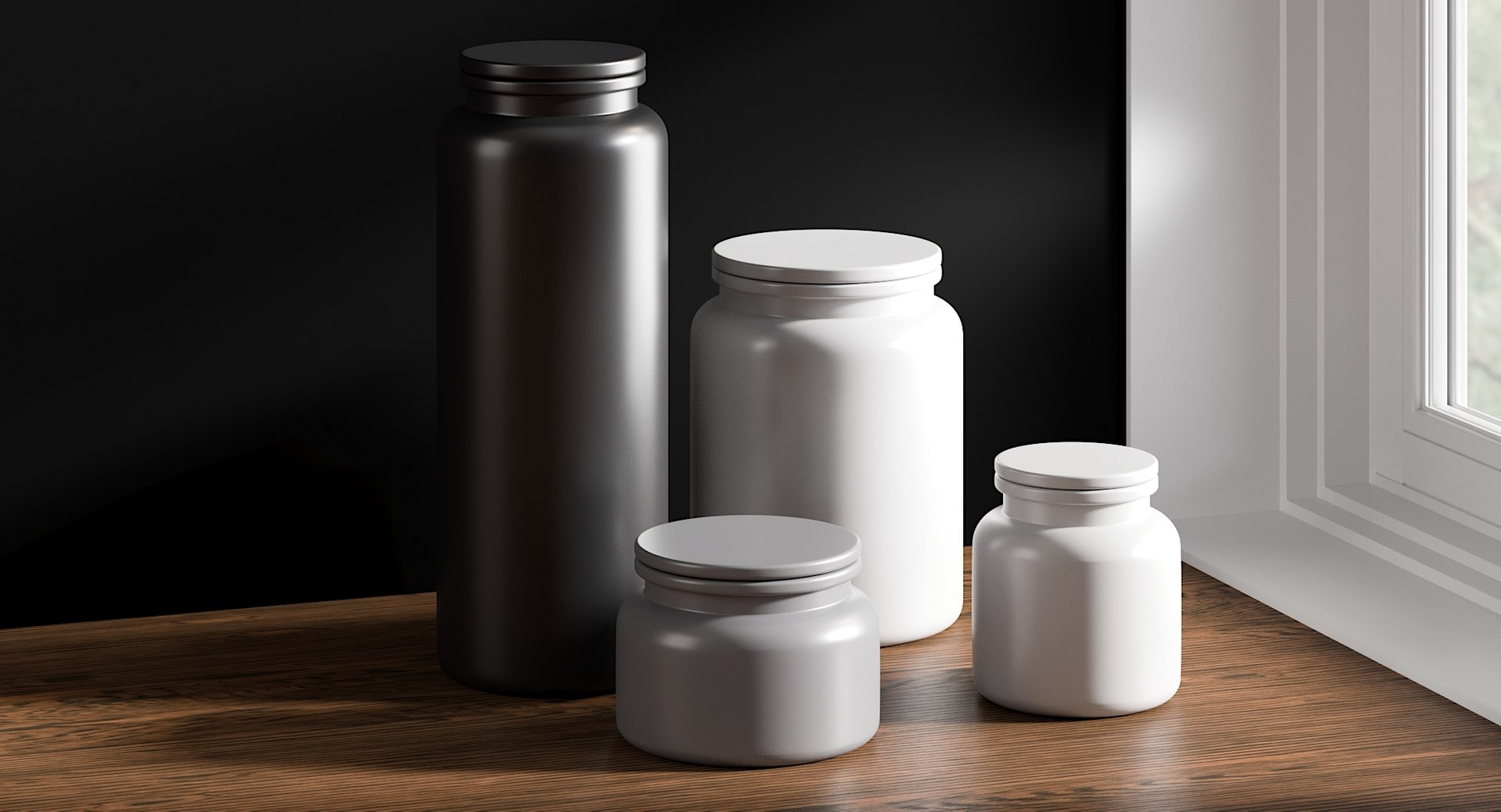 realistic prep canisters 3D model https://p.turbosquid.com/ts-thumb/Ru/cOuxQM/elbW82dH/_view01/jpg/1572528409/1920x1080/fit_q87/c3fbc914686cd21a071703d3659038280a9af0ef/_view01.jpg