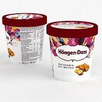 Ice Cream Haagen Dazs Macadamia Nut Brittle 400g 2022