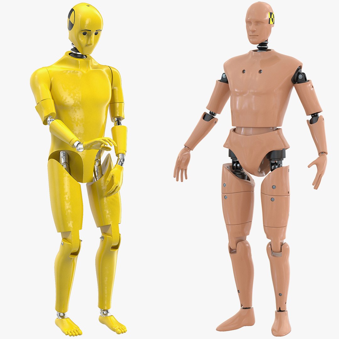 3D crash test dummies 3 model TurboSquid 1514910