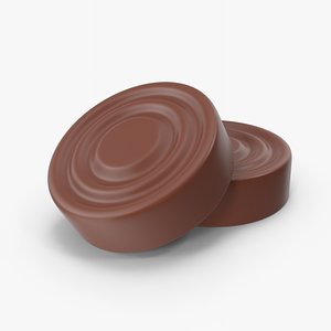 Checkers Dark Pieces 3D