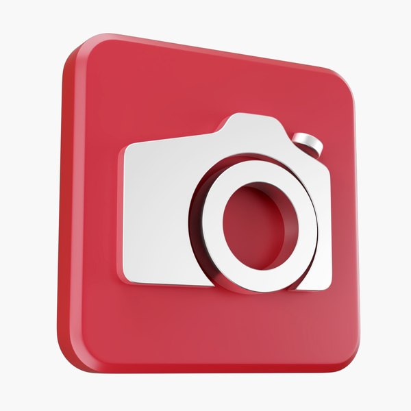 3D Photo Camera 3D Icon