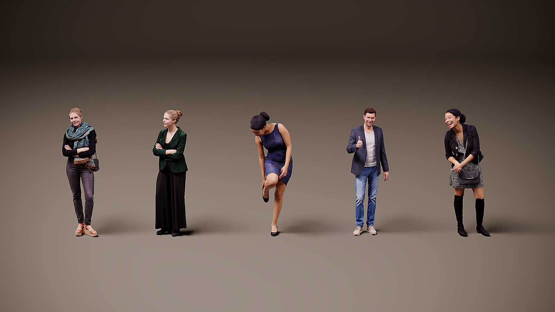 3D Model Collection Of People X 5 02 - TurboSquid 2458485