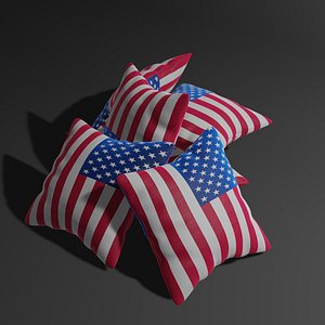 usa pillow 3D model