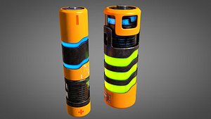 3D batteries model