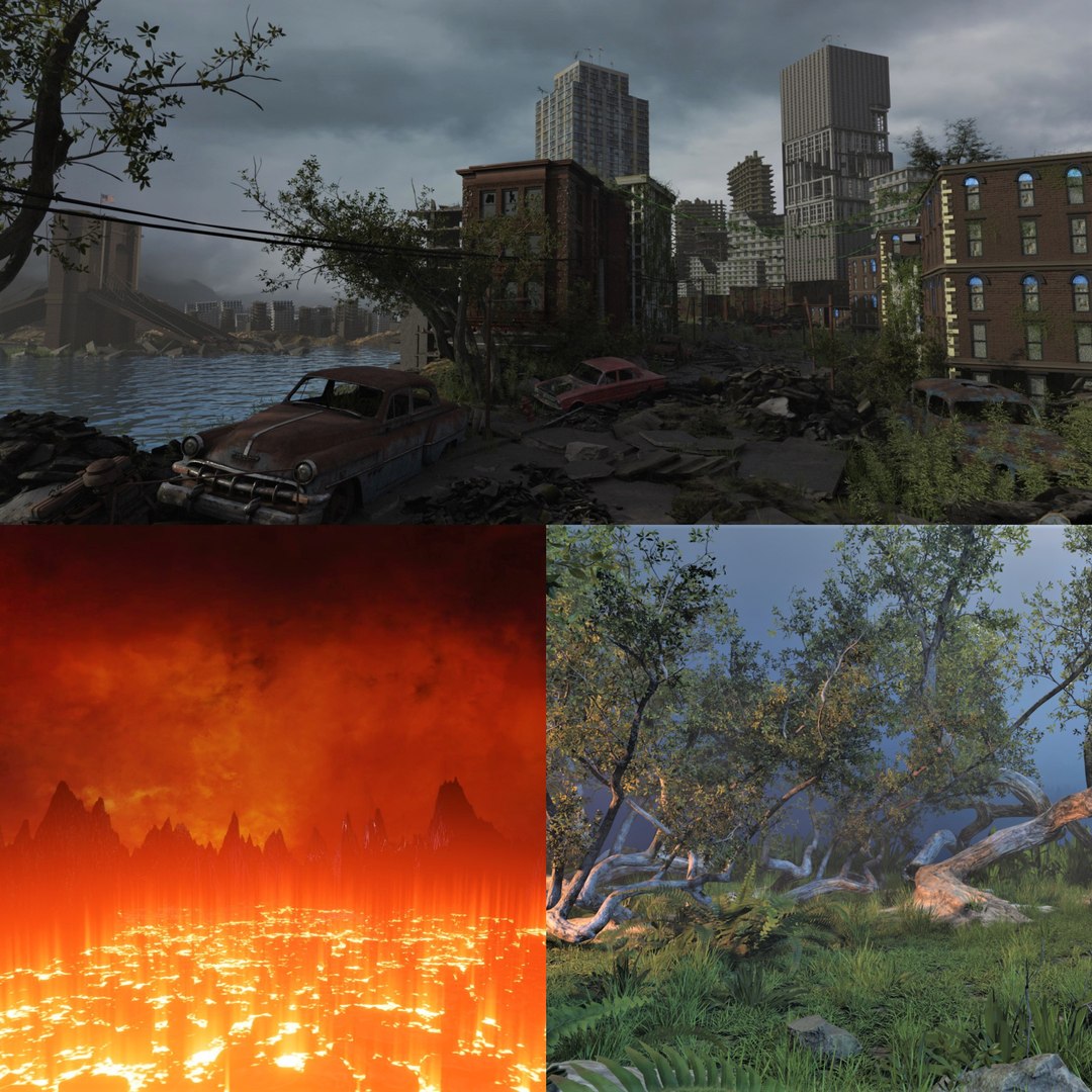 Epic Collection Of Large Scale Environment Landscapes 3D Model ...