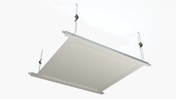modelo 3d Panel de luces Armstrong APAGADO - TurboSquid 1991163