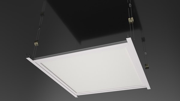 modelo 3d Panel de luces Armstrong APAGADO - TurboSquid 1991163