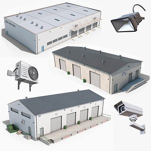 Industrial Buildings 3D