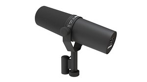 3D Shure SM7B Microphone