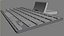 macbook ibook iphone 3d model