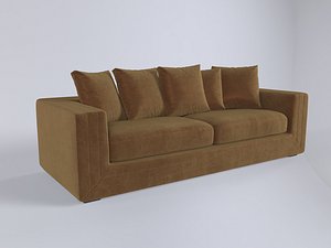 3D KARL sofa 3 brown TO