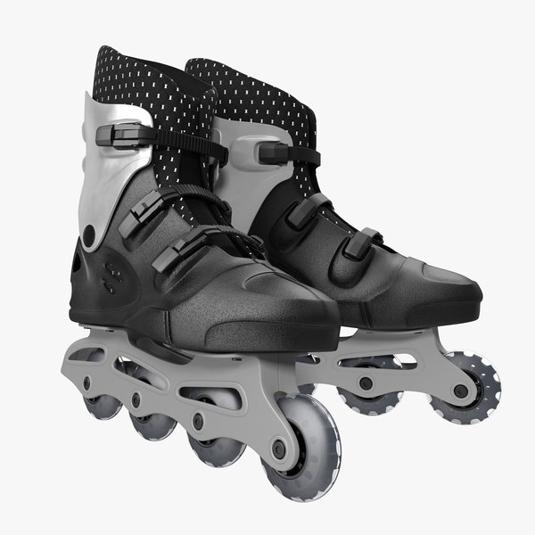 rollerblades modeled 3ds