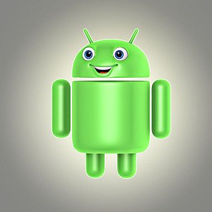 cartoon android logo
