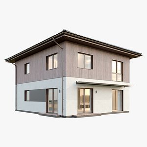 3D Cottage House 1 model