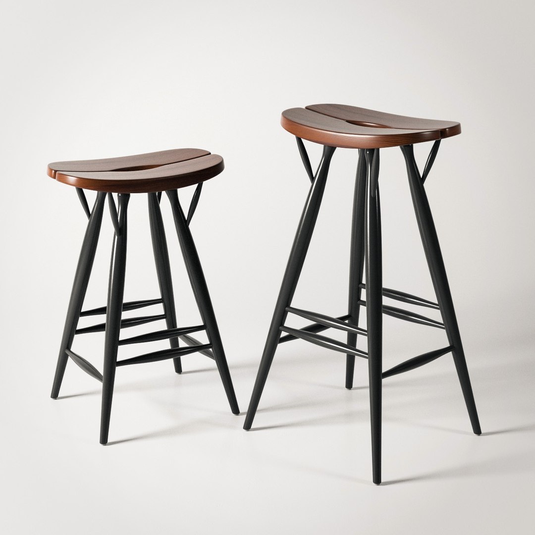3d max artek pirkka bar stool