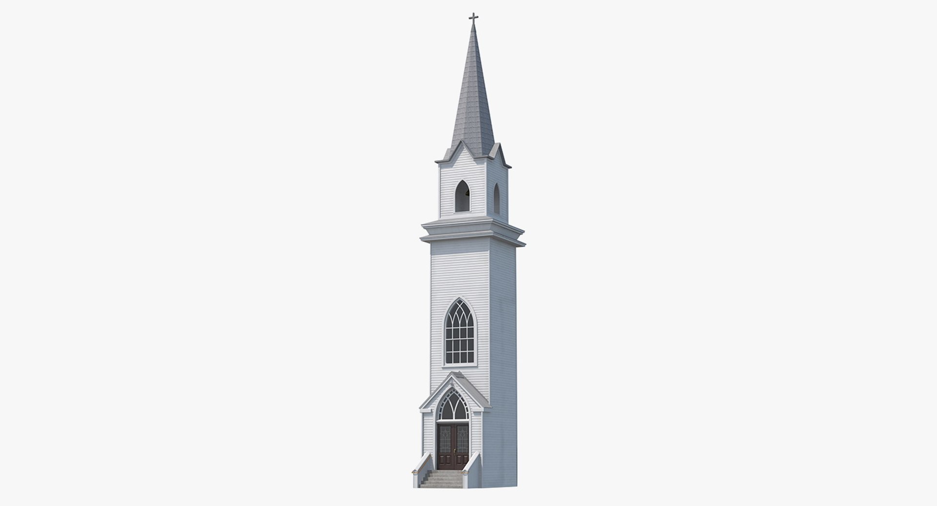 Wooden Tower with Bell 3D model preview