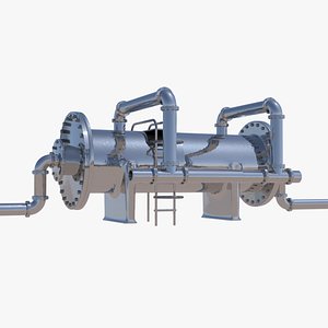 3D model Refinery Heat Exchanger 3D