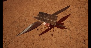Mars probe 3D model