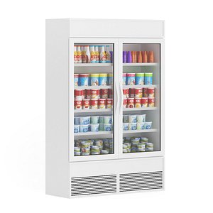 3d model of refrigerator