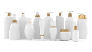 3D Plastic Bottle Collection model