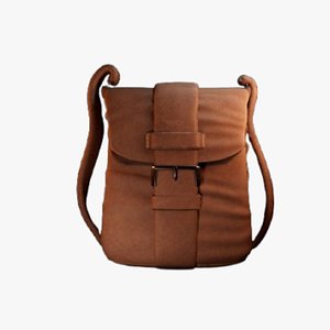 Low-Poly  Leather Crossbody Bag model