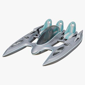 3D Aerodynamic Multi-Person Pedal Boat