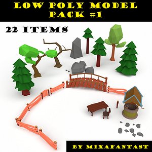 pack 3d model