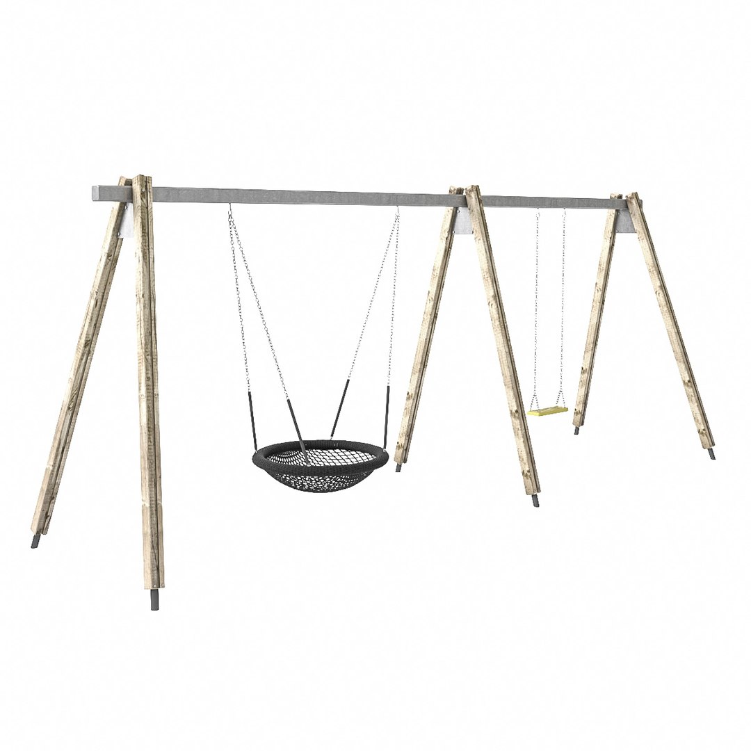 3d playground ground swing