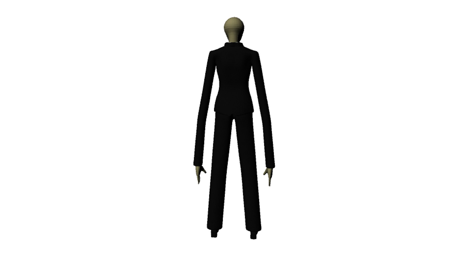 Slenderman Man Slender 3d Obj