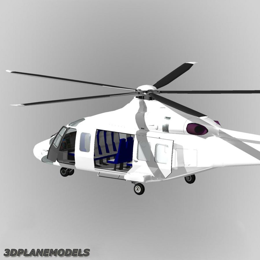 3d Model Agusta Westland Aw-139 Generic