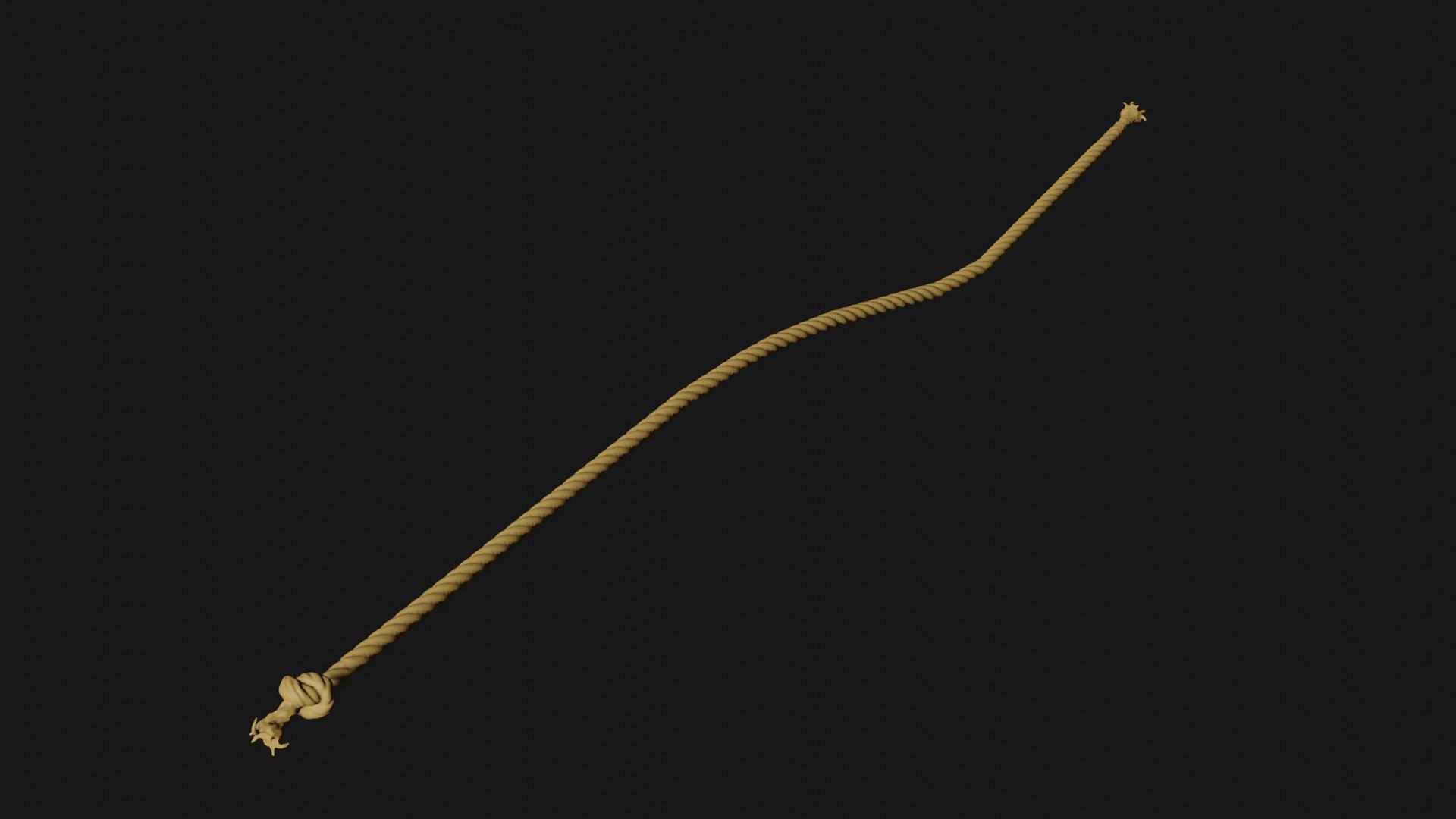 3D Rigged Rope - TurboSquid 1778272