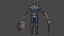 3D model Captain America