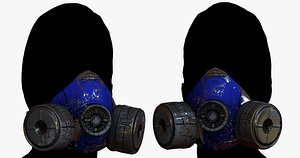 gas mask 3D model