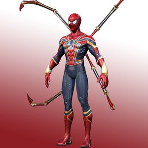 3D Spiderman Infinity War Rigged 3D Model model
