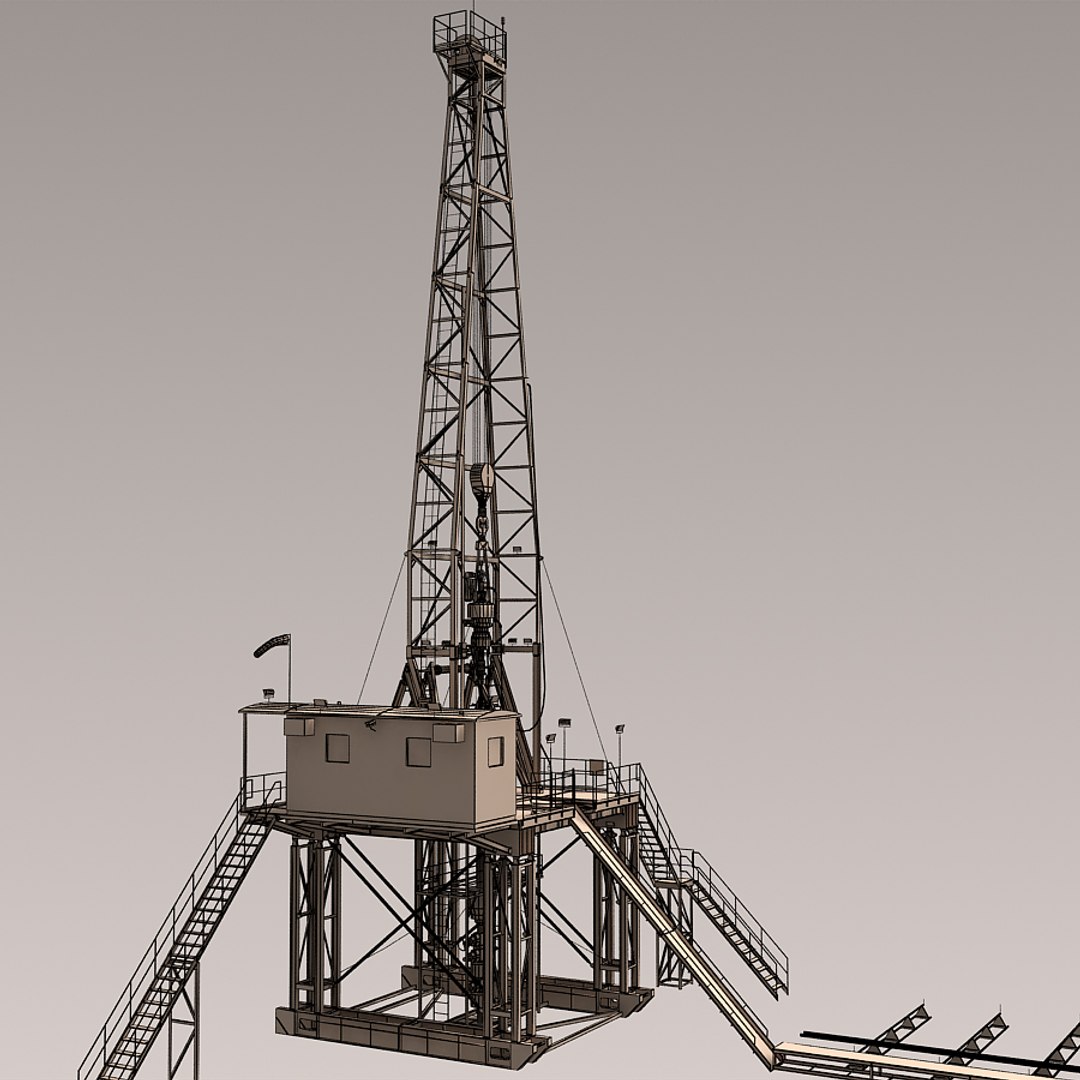 land rig 3d model