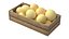 Cantaloupe Melon Wooden Crate