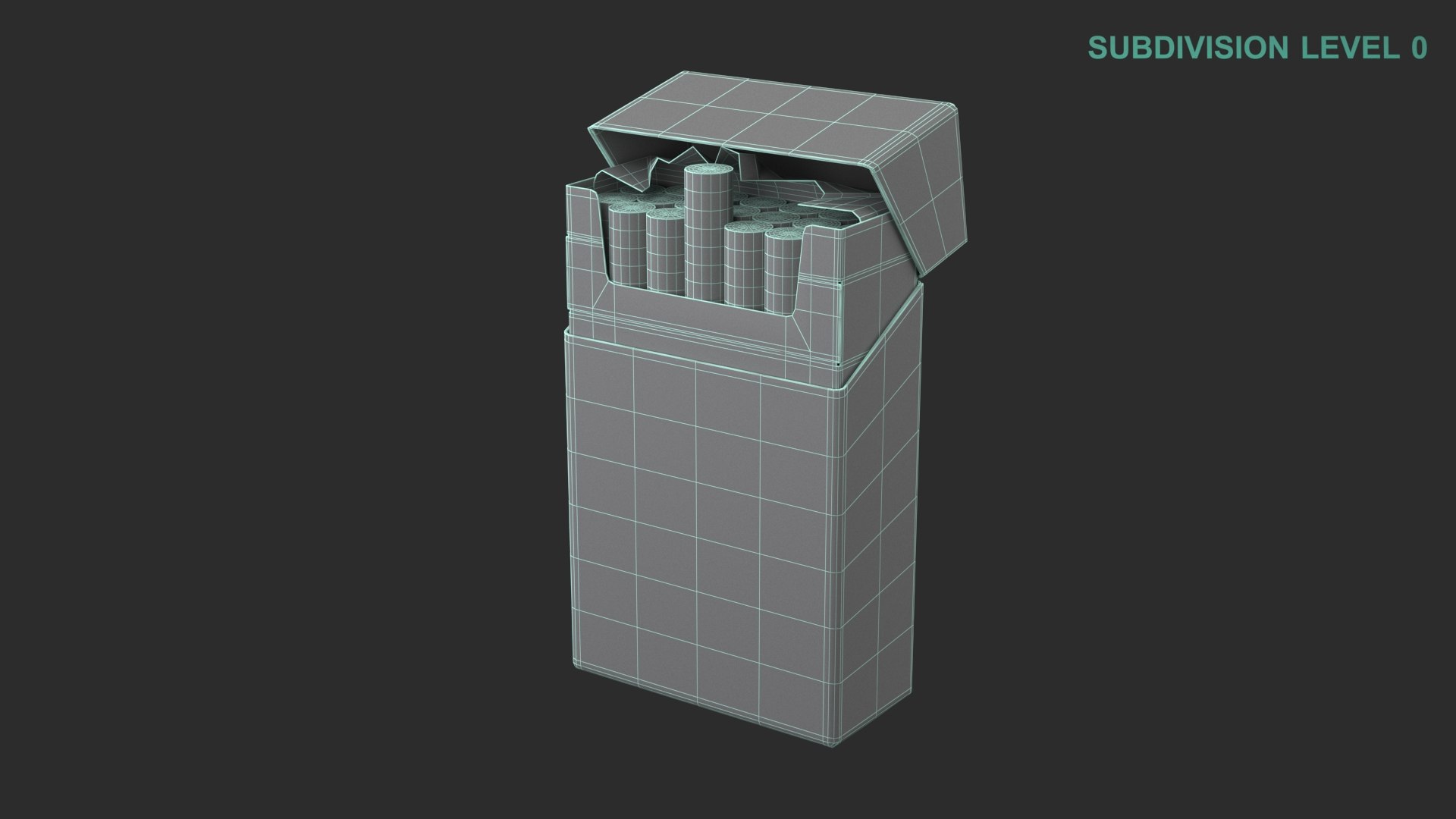 Cigarette Pack model https://p.turbosquid.com/ts-thumb/Rw/3KIYbG/AT/wireframe0007/jpg/1678167557/1920x1080/fit_q87/b337512dc7034721b81056654b1d295dc4911846/wireframe0007.jpg
