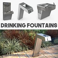 Drinking Fountains 3D Models Collection