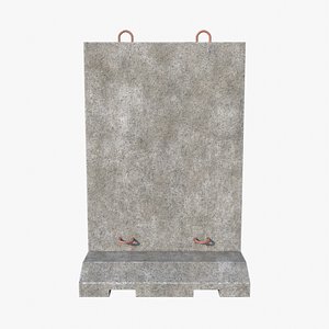 Concrete Retaining Barrier
