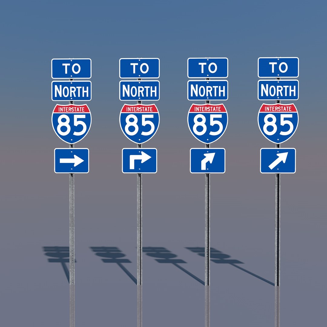 interstate 85 signs 3d c4d https://p.turbosquid.com/ts-thumb/Rw/6N9tLR/4R40AZoM/tointerstate85northrightturnneutered/jpg/1368551924/1920x1080/fit_q87/81db81c328435f08c61225a34272ff4d7357a954/tointerstate85northrightturnneutered.jpg