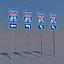 3D Alabama Interstate 85 Zeichen