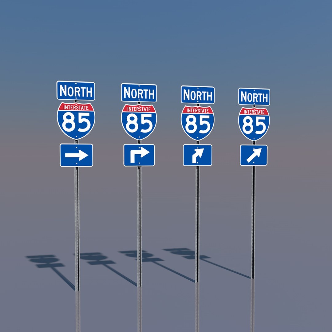 interstate 85 signs 3d c4d https://p.turbosquid.com/ts-thumb/Rw/6N9tLR/jMwB628c/interstate85northrightturnneutered/jpg/1368551923/1920x1080/fit_q87/7948dac19ea06aa8cc9d89d845139313deed6ce5/interstate85northrightturnneutered.jpg