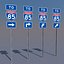 3D Alabama Interstate 85 Zeichen