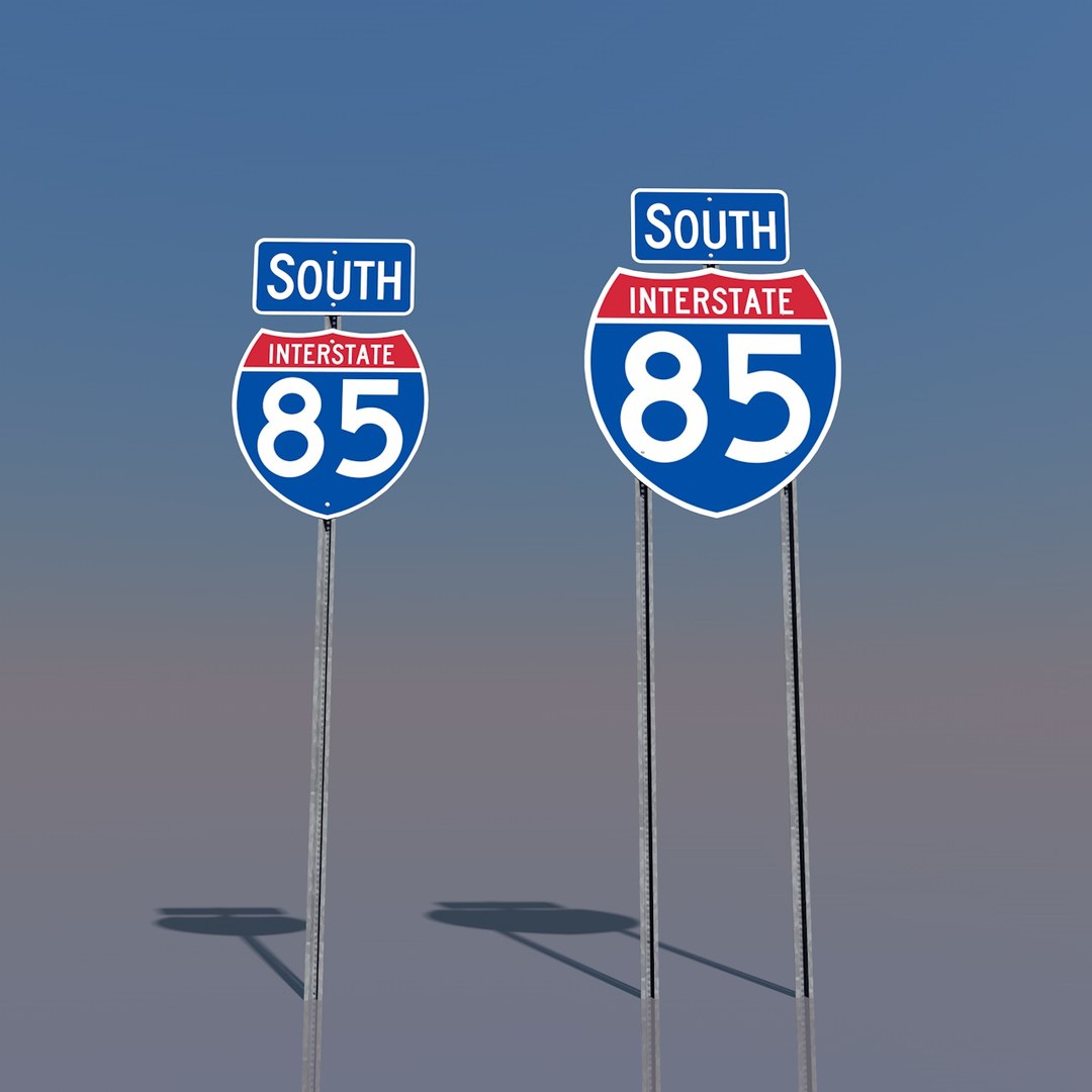 interstate 85 signs 3d c4d https://p.turbosquid.com/ts-thumb/Rw/6N9tLR/qs6M2BaU/interstate85southneutered/jpg/1368551923/1920x1080/fit_q87/ae42f735b5294f52cc3535a997a0fca6bf17ceff/interstate85southneutered.jpg