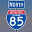 3D Alabama Interstate 85 Zeichen