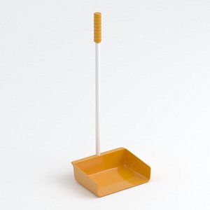Orange Large Dustpan 3D model