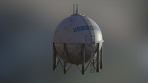 Liquid Oxygen Spherical Storage Tank